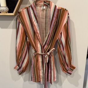 Striped Multicolor Women's Jacket